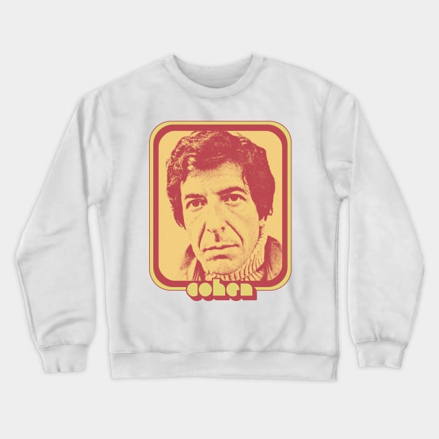 Leonard Cohen / Original Retro Fan Art Design Crewneck Sweatshirt by DankFutura